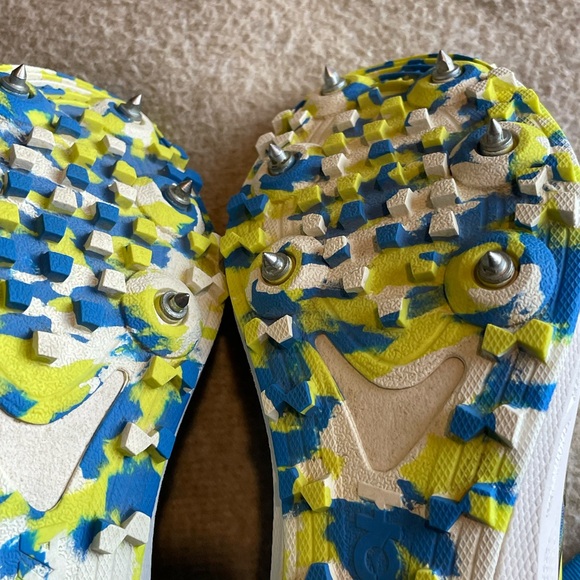 Hoka One One Crescendo XC Spikes  Unisex Dive  Size Women’s 6- Men’s 4.5 - Picture 8 of 9